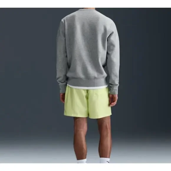 Nike Club Men's Fleece Crew, gray, size large - Picture 2 of 3